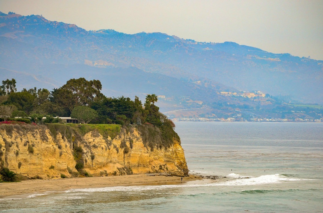 Zuma Beach mit Panorama-Blick